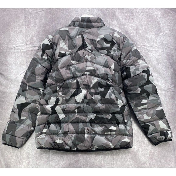 Spyder Puffer Jacket Men's XXL xl Geared Synthetic Down Black Gray Camo … - Picture 5 of 10